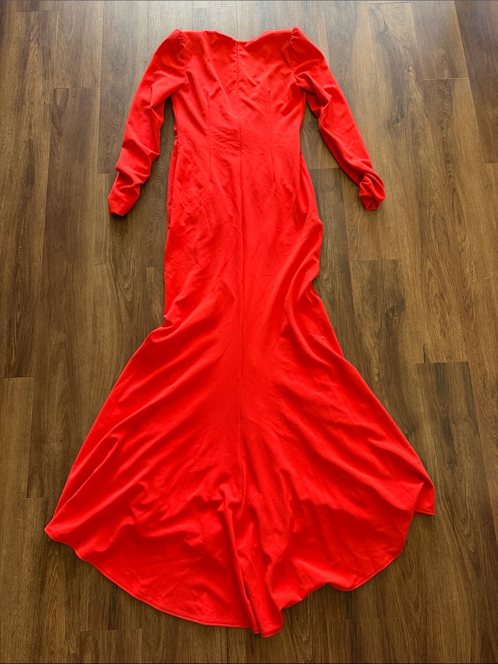 Tadashi Shoji Long Sleeve Mermaid Gown - Picture 6 of 8